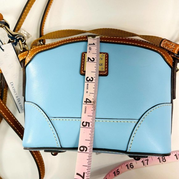 Dooney & Burke Blue Wexford Doomed Crossbody Purse - Picture 12 of 13
